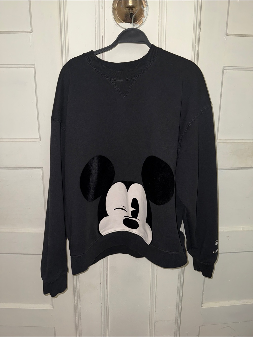Coach - Grey Mickey Graphic Crewneck Sweatshirt